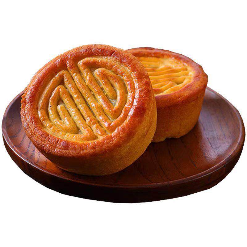 正宗蛋月烧月饼老五仁红豆黑芝麻蛋黄多味蛋糕皮月饼中秋传统