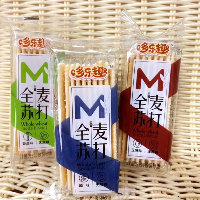 新货多乐趣全麦苏打香葱芝