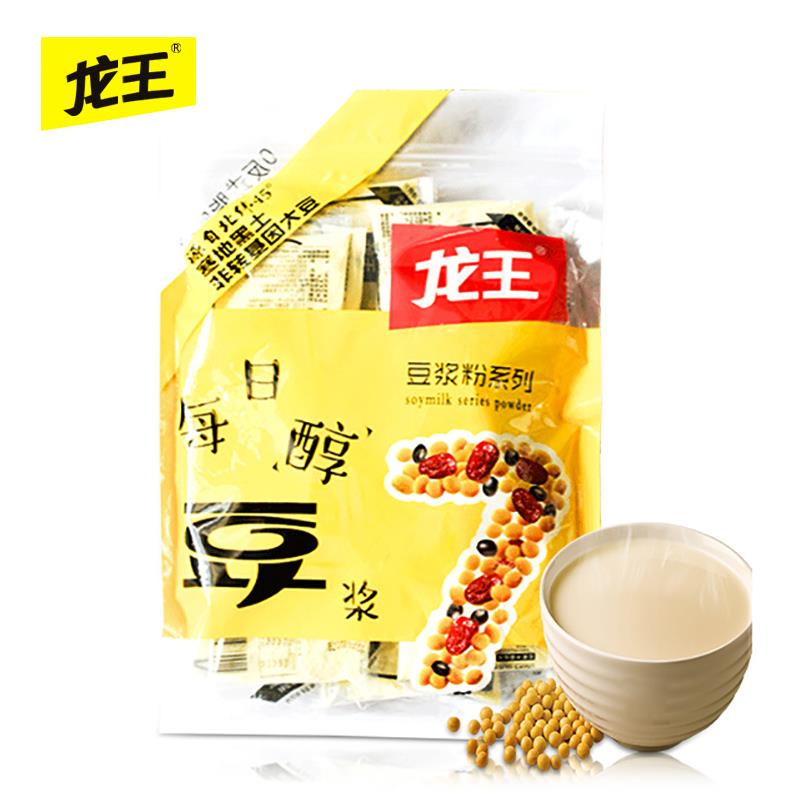 新日期龙王豆浆粉原味无蔗
