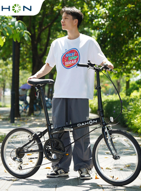 DAHON大行D6经典20寸折叠自行车成年人男女式变速折叠单车KBC061