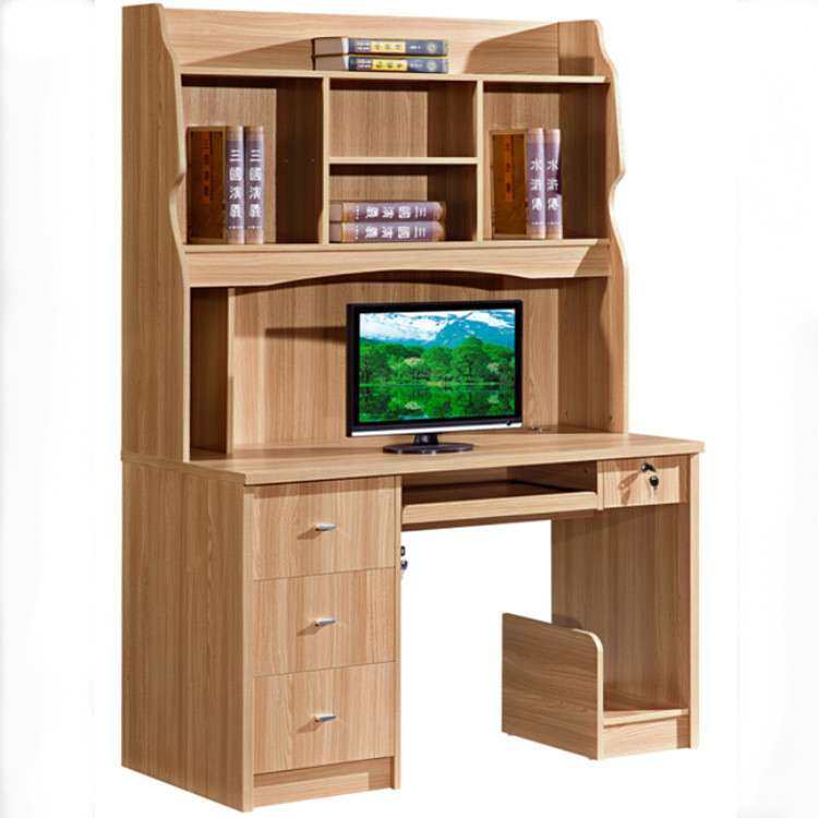 办公桌橡木色办公桌 实用书桌一体桌 台式电脑桌可放显示器,电子元器件市场,其它元器件,淘宝优惠券,粉丝福利购,淘宝优惠卷