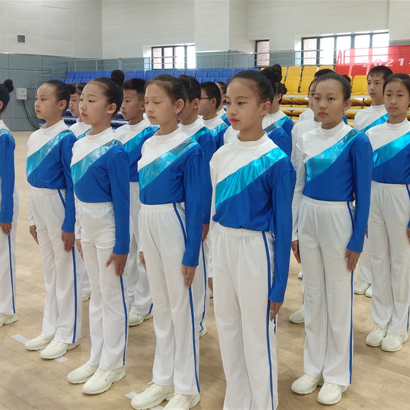 中小学生广播体操比赛服健美操团体操表演服儿童广场舞演出舞蹈服
