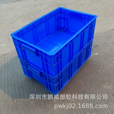 PW-塑料胶箱带轮 周转箱/物料盒带轮运输 加厚29#胶箱498*320*178