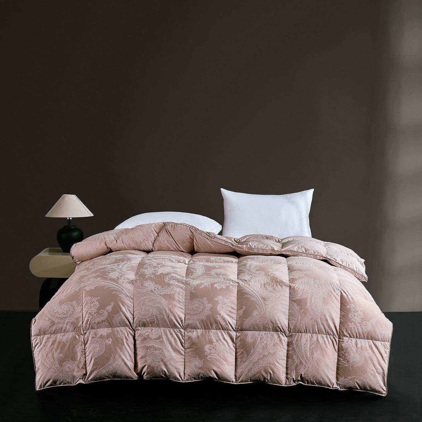 【送工具】新款高支大提花羽绒被壳半成品羽绒被自充绒羽绒被套