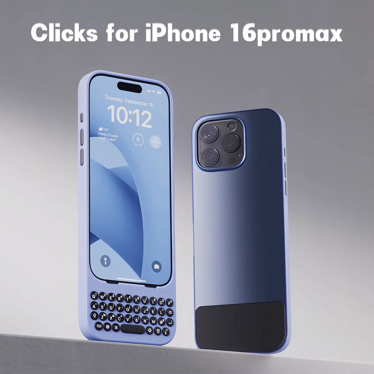 正品clicks实体键盘手机壳
