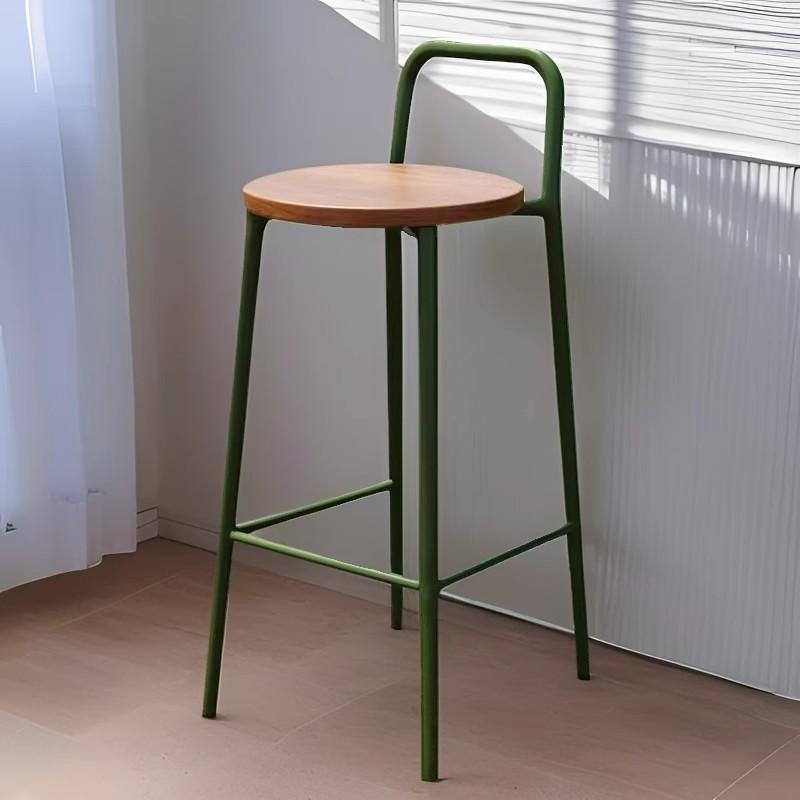 需定制实木直销工业风户外吧台椅家用酒吧凳网红靠背休闲高脚凳