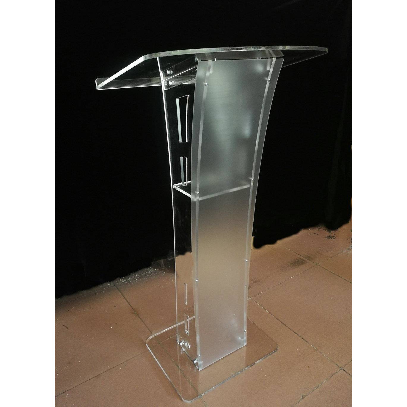 需定制现货迎宾台简约时尚讲台定制亚克力演讲接待台主讲领唱台透