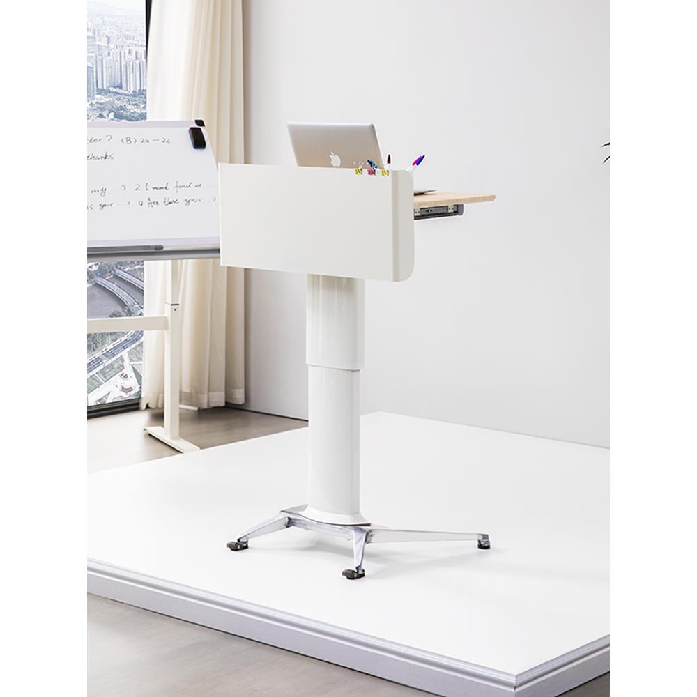 需定制可移动升降演讲台学校教室会议室培训接待台迎宾台讲台桌讲