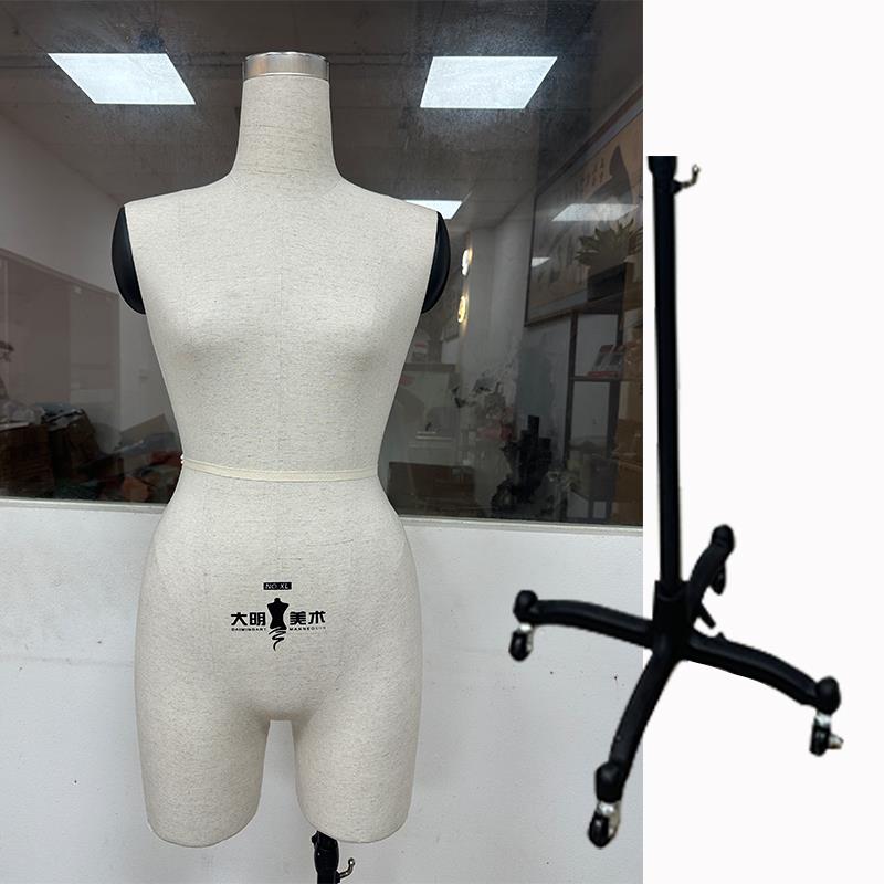 人台立体裁剪女模特人体服装模型制版打版试衣半身模特大明立裁