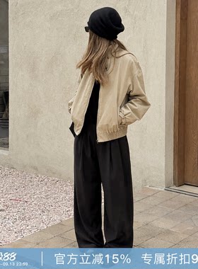 RHERSTUDIO50%羊毛女西裤