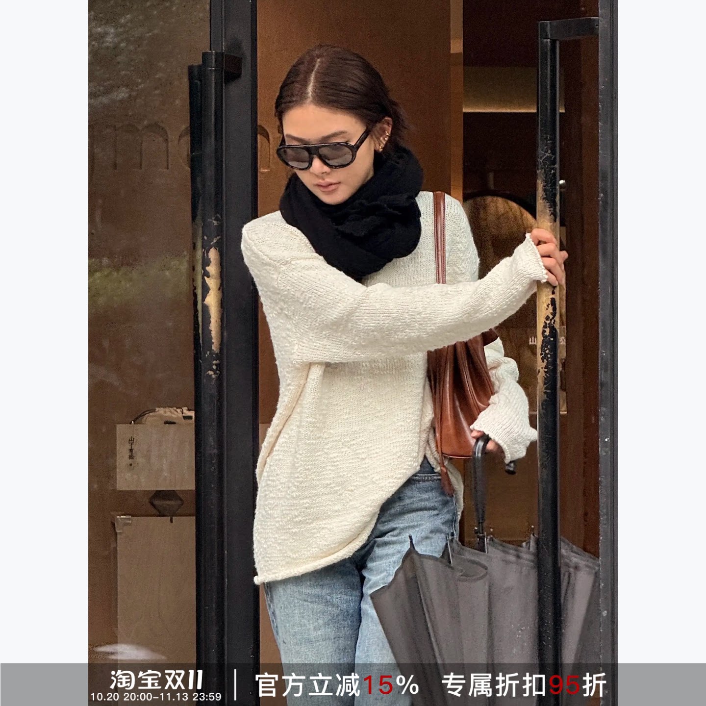 RHERSTUDIO秋季宽松显瘦针织衫