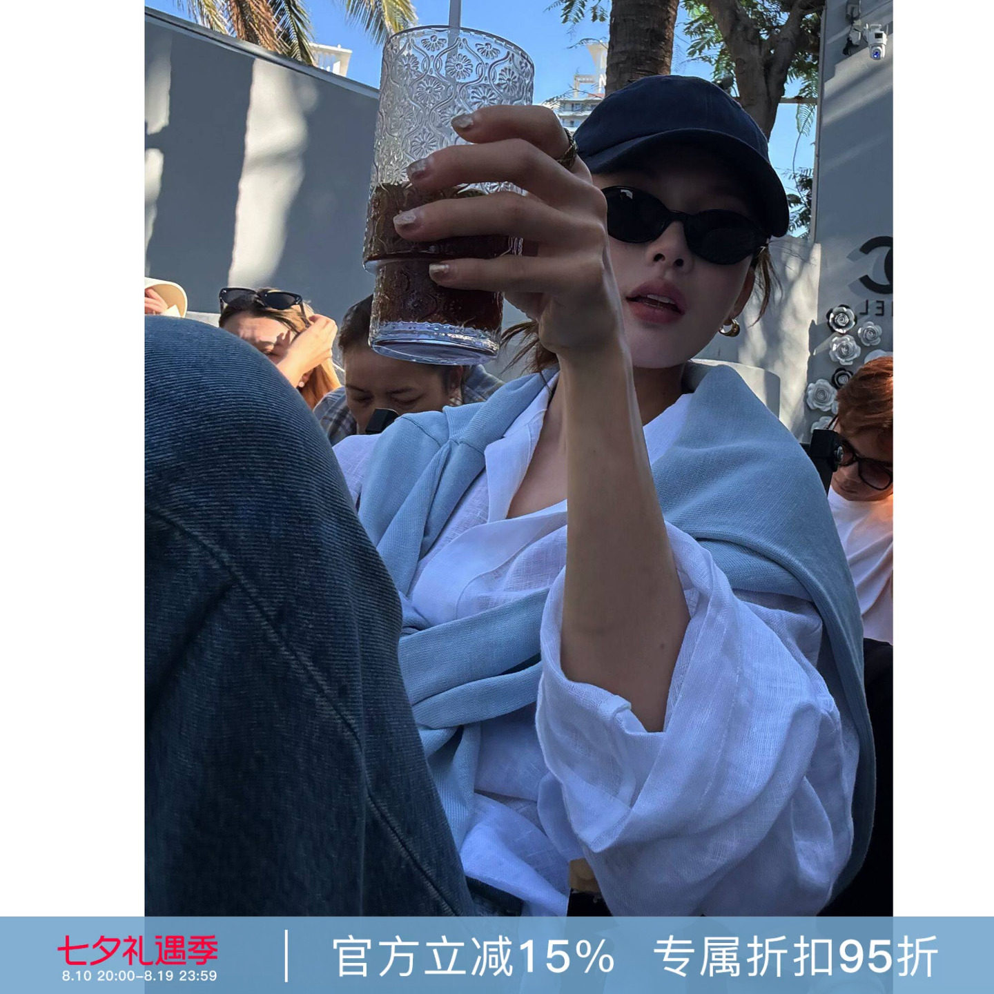 RHER STUDIO“雾区白衫”翻领亚麻长袖衬衫简约宽松休闲上衣C855C