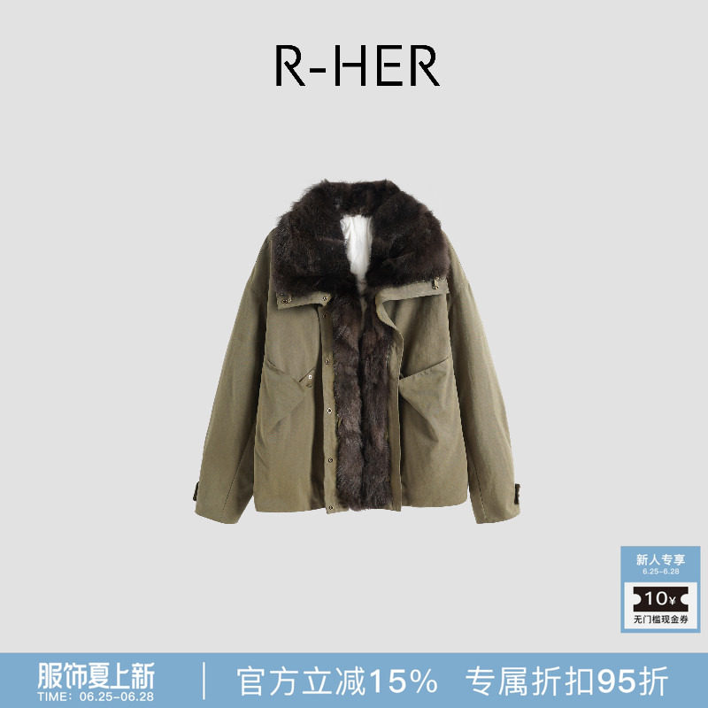R-HER“自由穿行”于Moli 设计师派克系列90鹅绒经典延续保暖外套