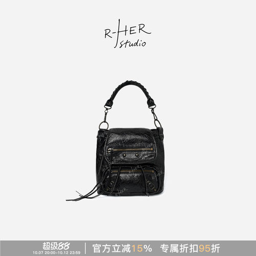 RHER STUDIO 迷你双肩包高级感小众轻奢休闲百搭通勤小背包BHS28