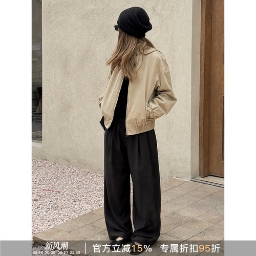 RHERSTUDIO50%羊毛女西裤