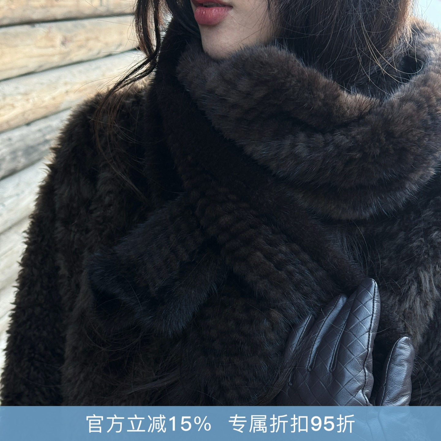 R-HER水貂围脖加厚保暖秋冬