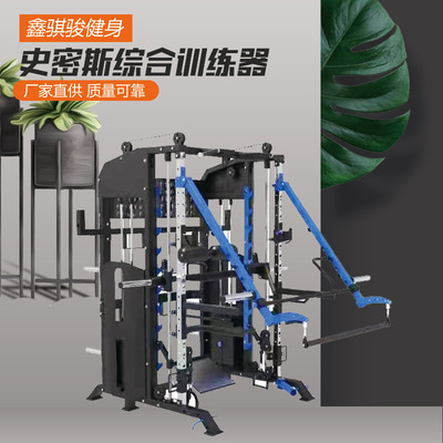 史密斯机健身房多功能商用REP卧推龙门架深蹲综合训练器力量