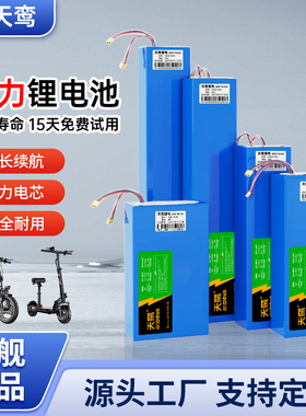 电动车锂电池36V48V60伏希洛普滑板外卖代驾折叠车全新锂电池通用