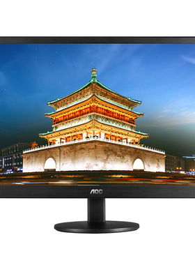 AOC E970SWN5 18.5英寸LED背光节能窄边框液晶电脑显示器（黑色）