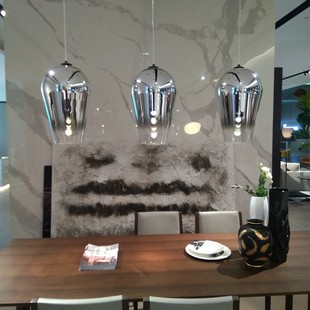 餐厅酒吧台咖啡厅样板房百搭渐变玻璃吊灯 时尚 北欧风格 设计师个性