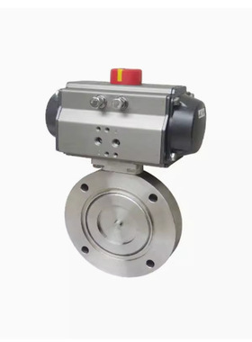 不锈钢 真空气动蝶阀GIU-40 DN40 50 100  福兴良工