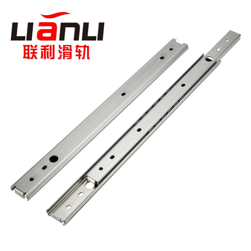 替换C2421 C2431通信机器设备小型滑轨 钢制两段抽拉轨道