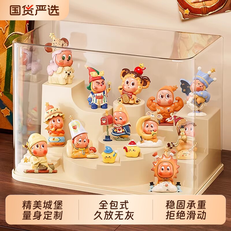 盲盒收纳展示架透明手办展示柜图片