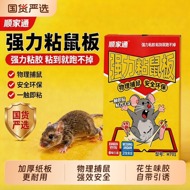 老鼠粘老鼠贴强力粘鼠板图片