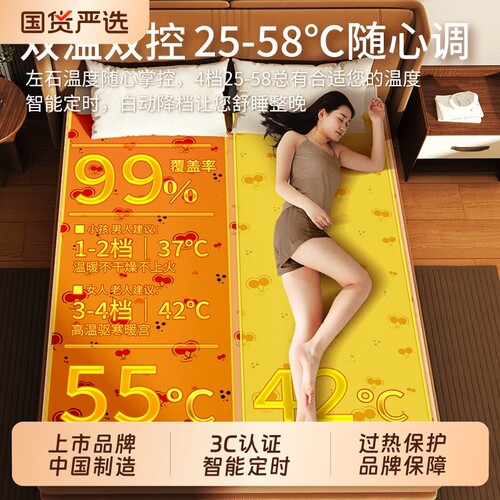 志高电热毯双人电褥子单人2026新款正品官方旗舰店家用电热暖毯