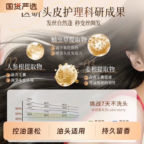 香氛控油洗发水800ml控油热卖