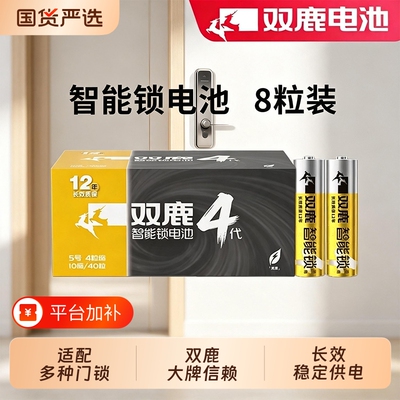 双鹿电池5号1.5V碱性AA/LR6