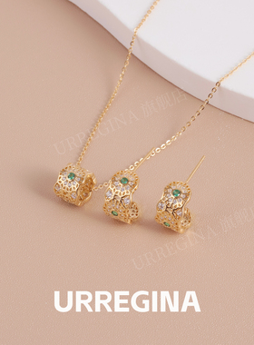 URREGINA新款银路路通项链