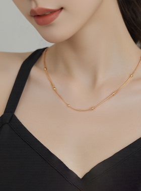 URREGINA新款银蛇骨链