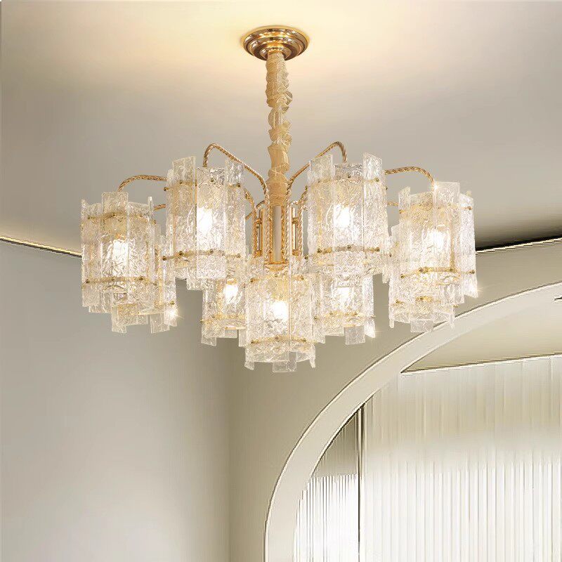 北欧简约法式餐厅吊灯新款卧室吊灯客厅水晶灯网红设计师吊灯中山