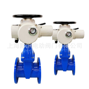 Z945X 10Q电动法兰闸阀弹性座封软密封暗杆闸阀开关型电动阀