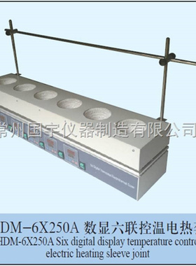 HDM-6×500A数显六联控温电热套 HDM-6×250A数显六联控温电热套