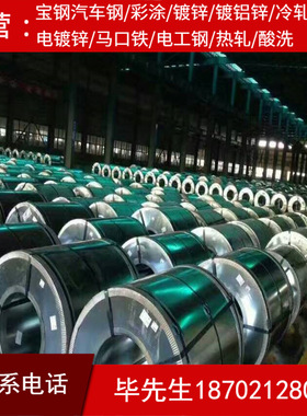 供应宝钢电镀锌SECC电解板耐指纹JEC 270C