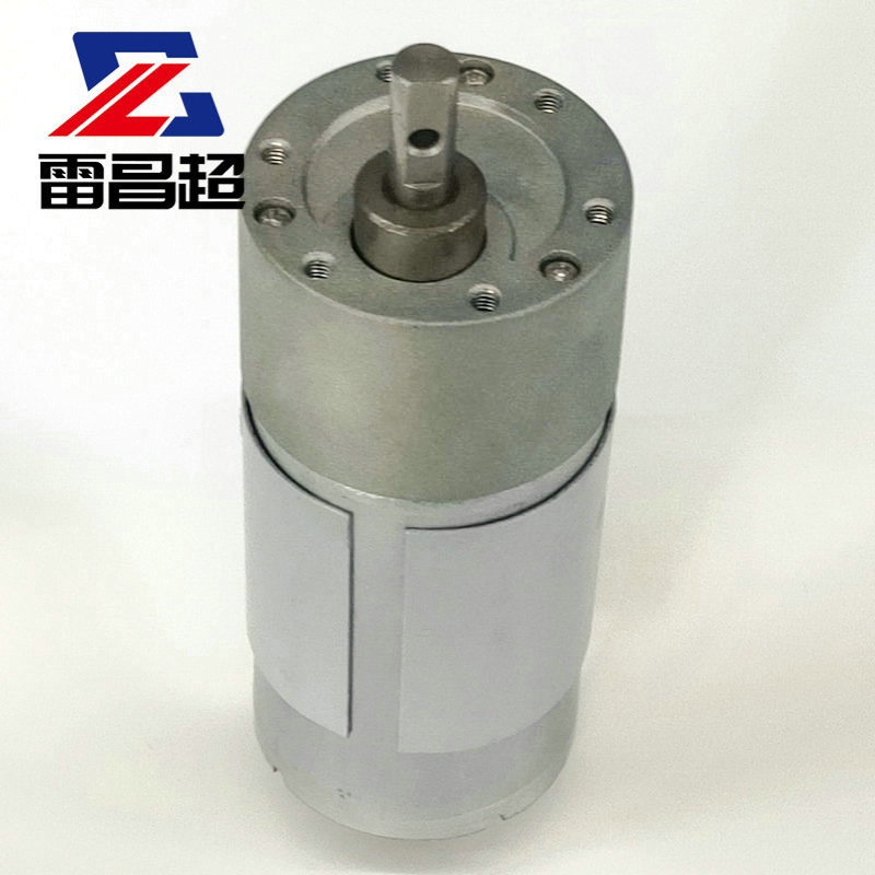 HGB37-555 GB37-555带孔轴电机 12v24v智能机械有刷无刷减速马达
