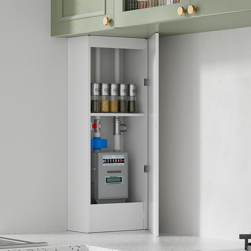 厨房天然气道遮装饰罩煤气管道燃气管道遮挡柜天然气表美化装饰箱