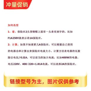 15A20 保险丝保险管 3.15 5x20mm 玻璃带引脚1A XRS