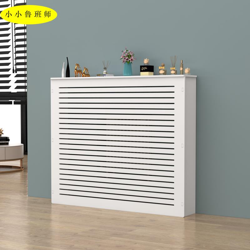 地暖分水器暖气片遮挡罩燃气管道遮挡装饰厨房水表管道防水遮挡箱