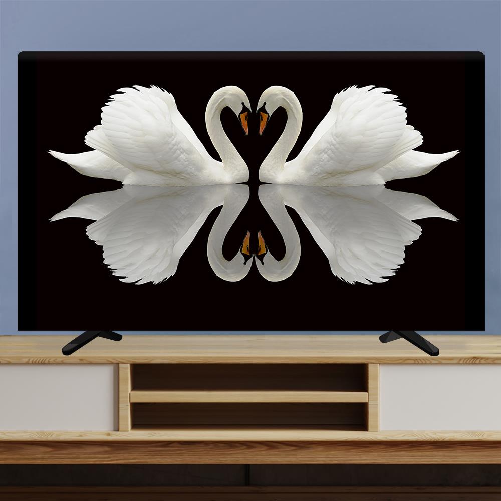 新款电视套防尘罩套家用挂式台式曲面通用电视机防尘布70寸盖布