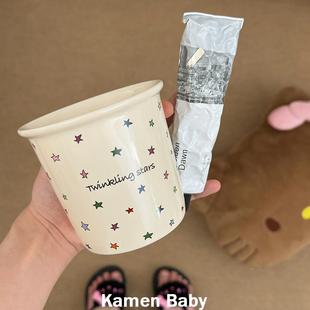 ins风家用刷牙杯漱口杯高颜值卫生间陶瓷牙缸杯子情侣一对洗漱杯