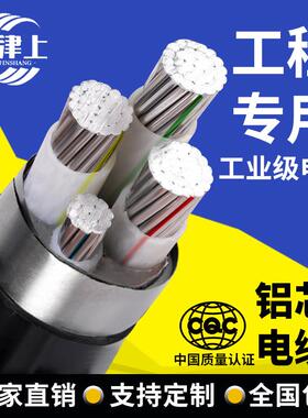 国标3+1铝芯电缆线5芯16 25 35 50 70 95 150185平方三相四线架空