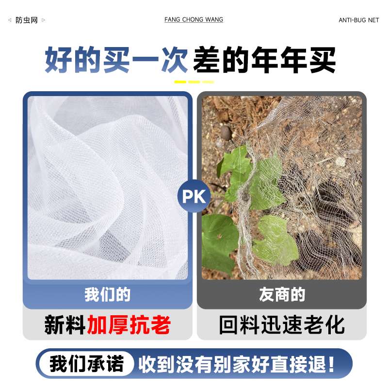 j8养殖场蚂蚱纱网果树大棚防鸟养殖防虫网网罩防蚊尼龙种菜g3