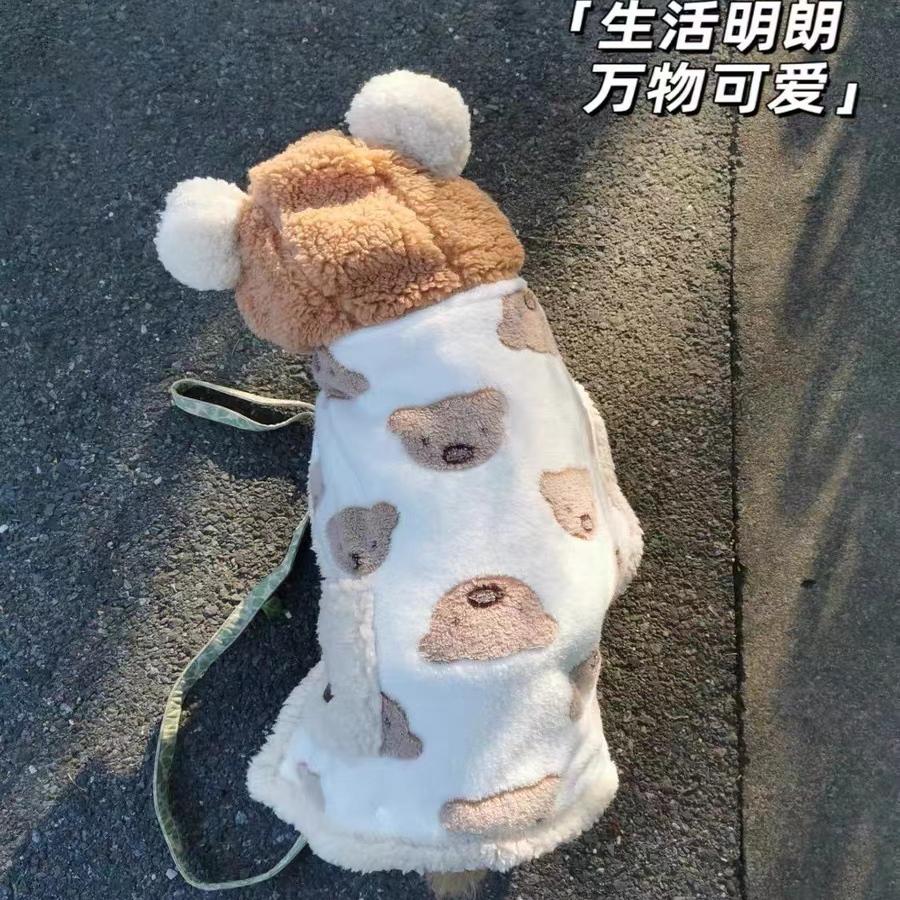 猫咪宠物衣服狗狗睡袍斗篷猫披风