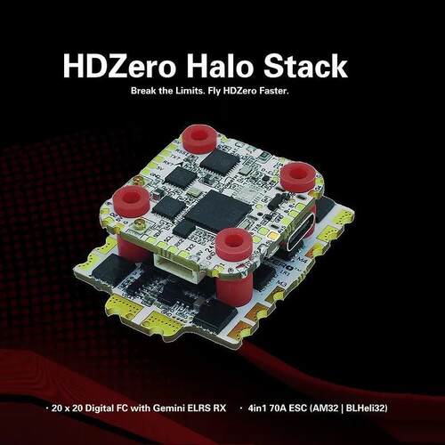 Halo Stack 70A飞塔 AM32 BL32 电调 飞控