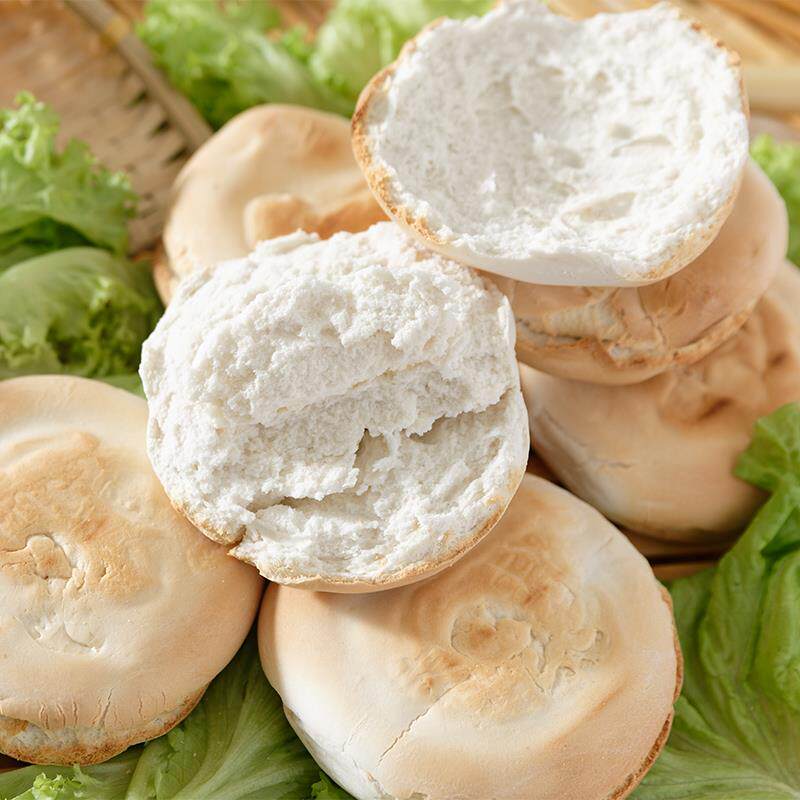 新日期山东特产潍坊杠子头硬面火烧纯手工面食烧饼全麦无糖精馒头