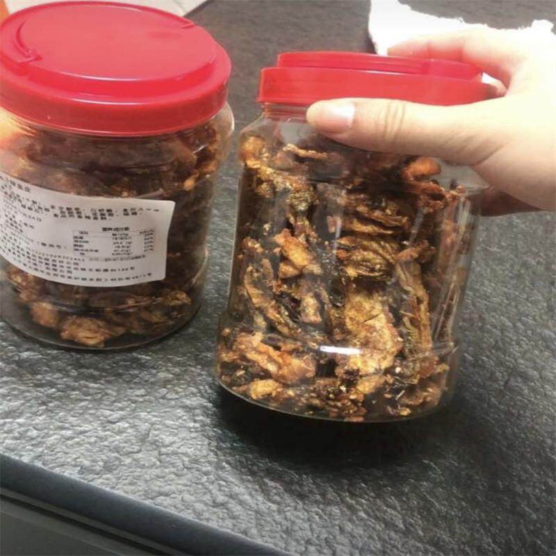 新货甜辣鱼皮250g*1罐开袋