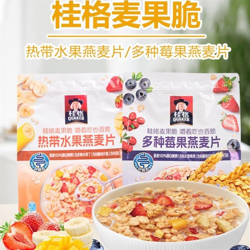新货即食水果坚果燕麦片酸